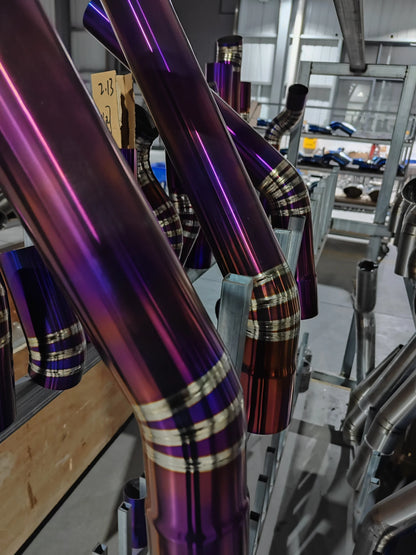 HMD Exclusive customization Exhaust System Titanium alloy High Flow Downpipe and catback for Porsche 911 991.2 with GT3