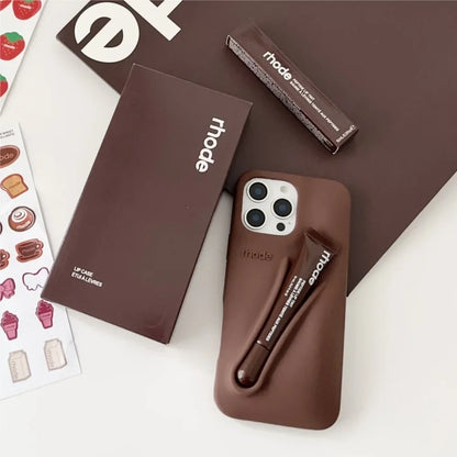4 Piece Gift Set Rhode Lip iPhone Case With Shopping Bag