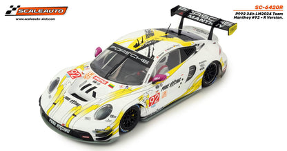 Scaleauto Porsche 911 GT3 R (992) Le Mans 24h 1/32 Slot Car SC-6420R