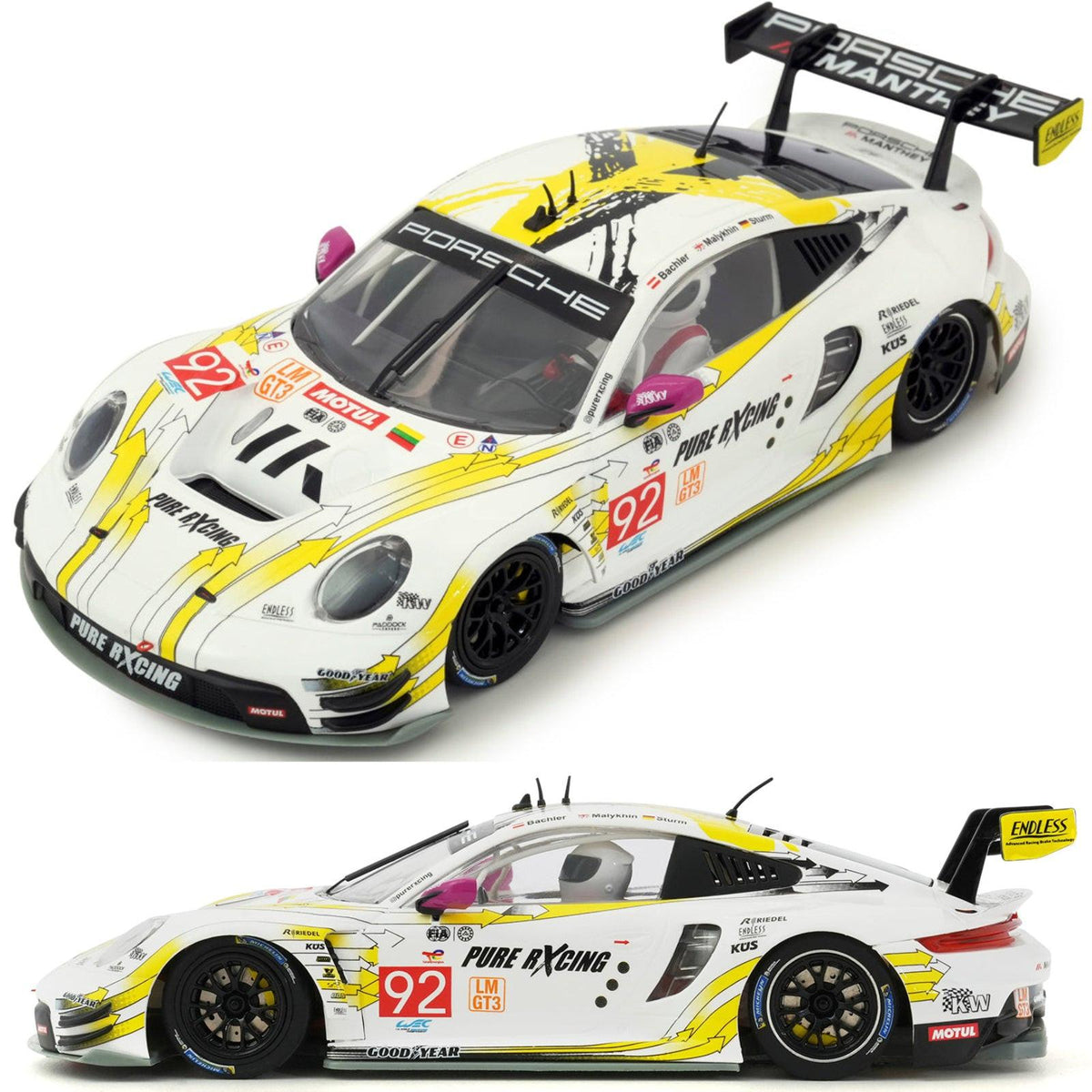 Scaleauto Porsche 911 GT3 R (992) Le Mans 24h 1/32 Slot Car SC-6420R