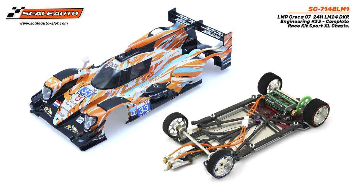 Scaleauto Oreca 07 LMP DKR Engineering Le Mans 2024 SPORT XL 1/24 Slot Car