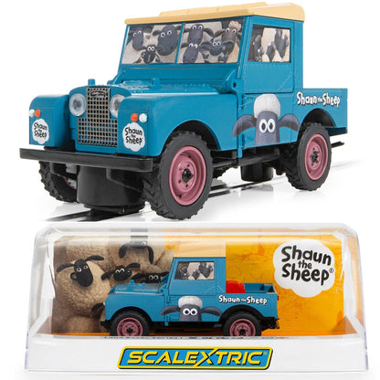 Scalextric C4543 Land Rover Series 1 Shaun The Sheep 1/32 Slot Car