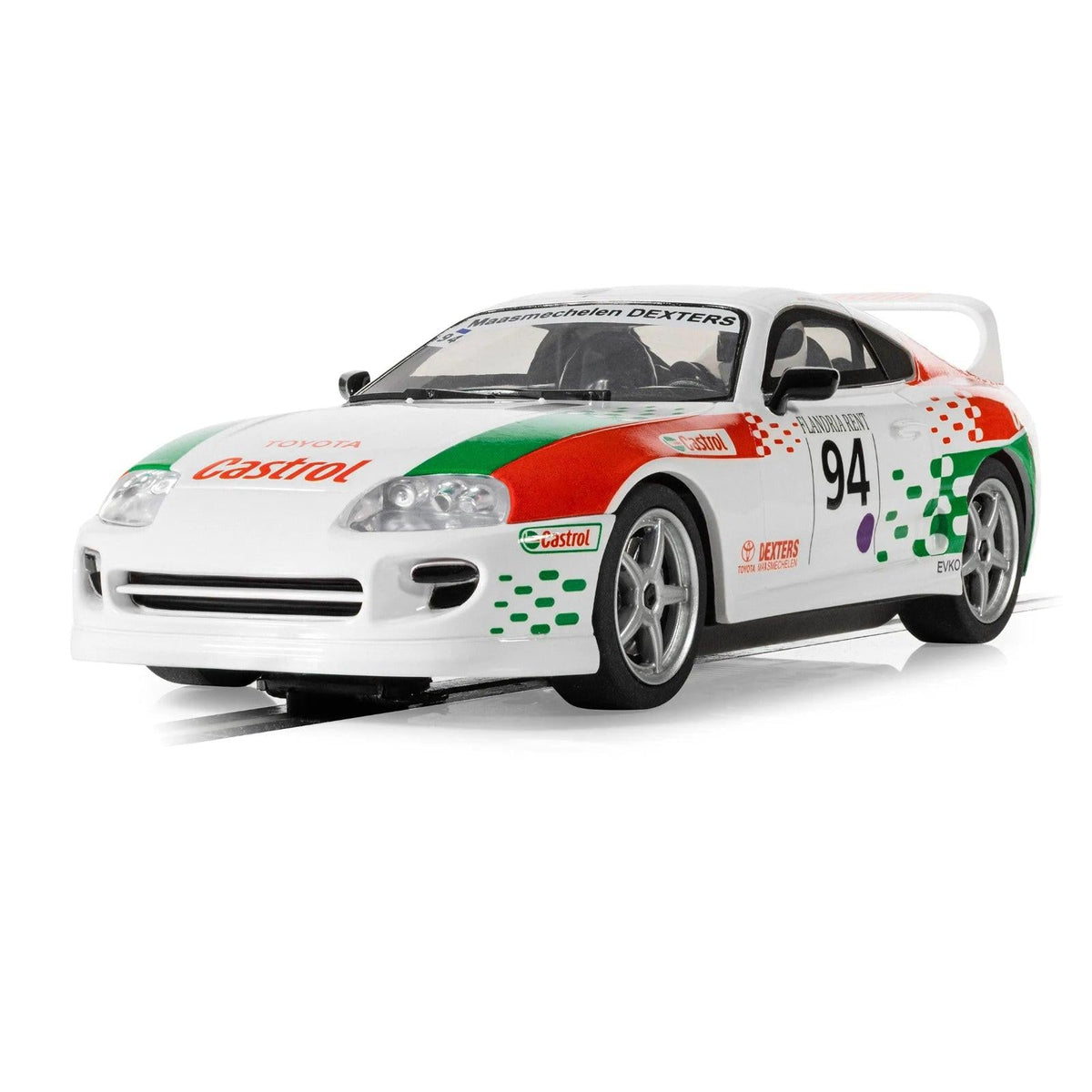 Scalextric C4616 Toyota Supra Mk IV Castrol Spa Racing Festival 2002 1/32 Slot Car