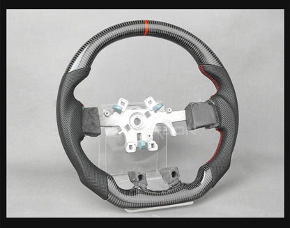 Carbon Fiber Steering Wheel For Dodge Ram 1500 2500 3500 2012‑2018 Perforated Leather Steering Wheel Replacement Accessories