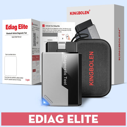 10 Pcs /Lot KINGBOLEN EDIAG Elite OBD2 Scanner Bluetooth,15 Resets Read/Clear fault code Car Diagnostic Scan Tool Lifetime free