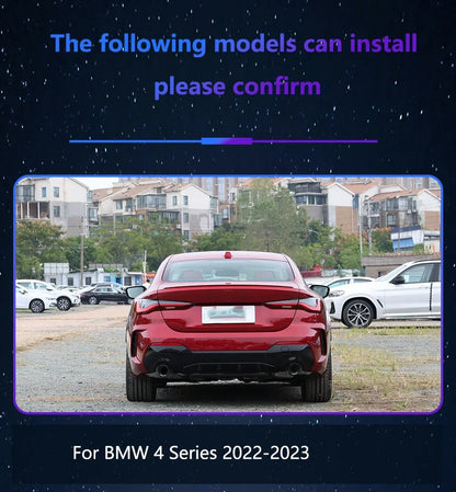 Car Taillights for Bmw 4 Series 2020-2023 Led Auto Back Lamps Assembly Upgrade Dragon Design Style Turn Signal Accessories