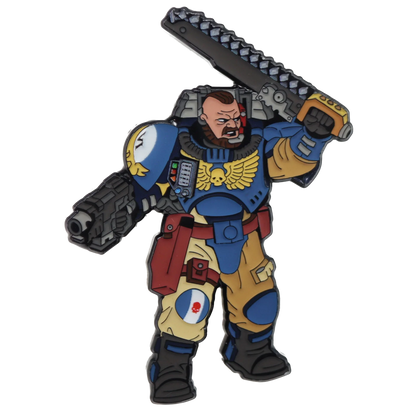 Foam Brain Mystery Loot: 40K Enamel Pins - Ultramarines vs Tyranids