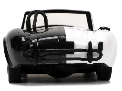 1965 Shelby Cobra 427 S/C #2 Black Metallic and White and Harvey Two-Face Diecast Figure "Batman" "Hollywood Rides" Series 1/32 Diecast Model Car by Jada