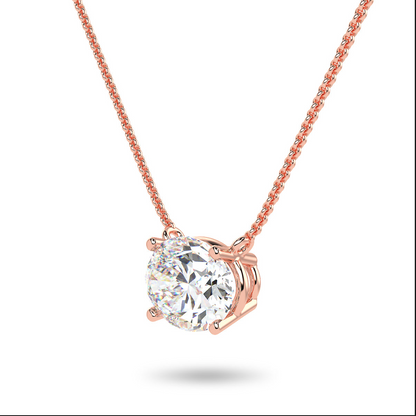 Sirius Oval Necklace - Multiple Sizes by Brilliant Carbon