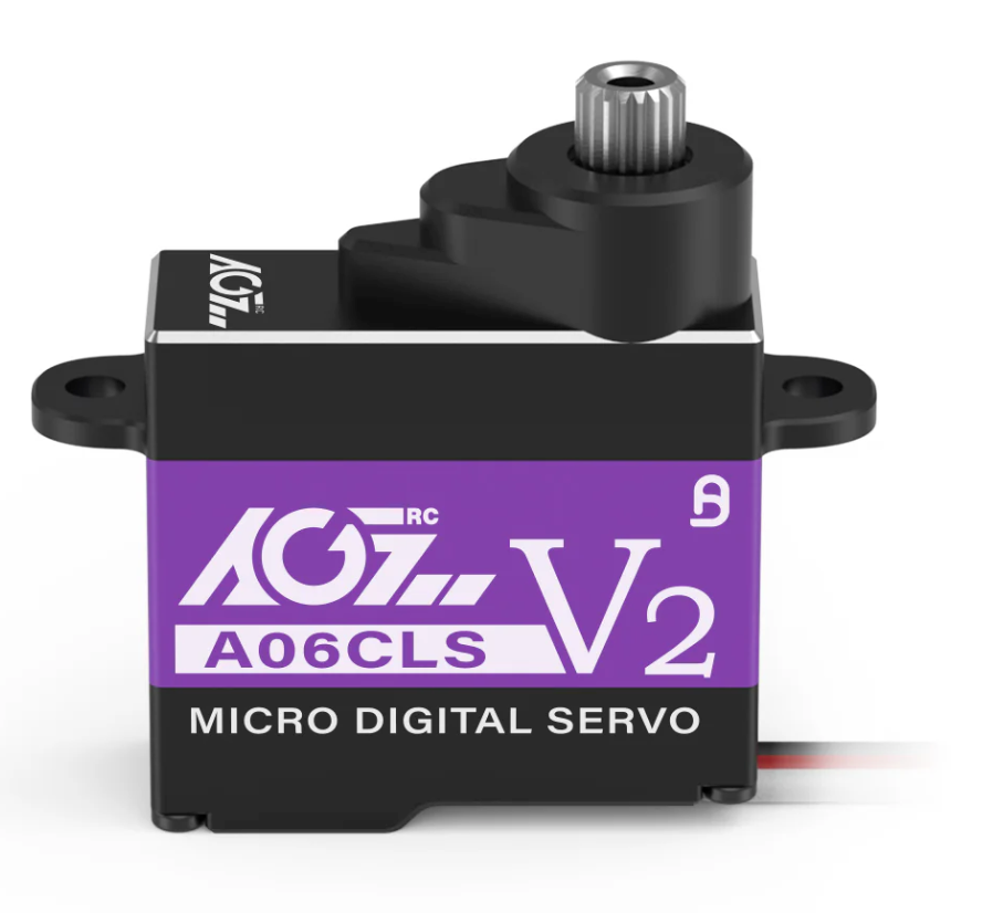AGFRC - A06CLS V2 SERVO (20T Spline, JST 1.5 Plug) Purple