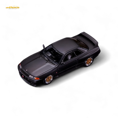 Inno64 Nissan Skyline GT-R R32 Matt Black "THE DIECAST COMPANY" Special Edition 1:64 IN64-R32-MB
