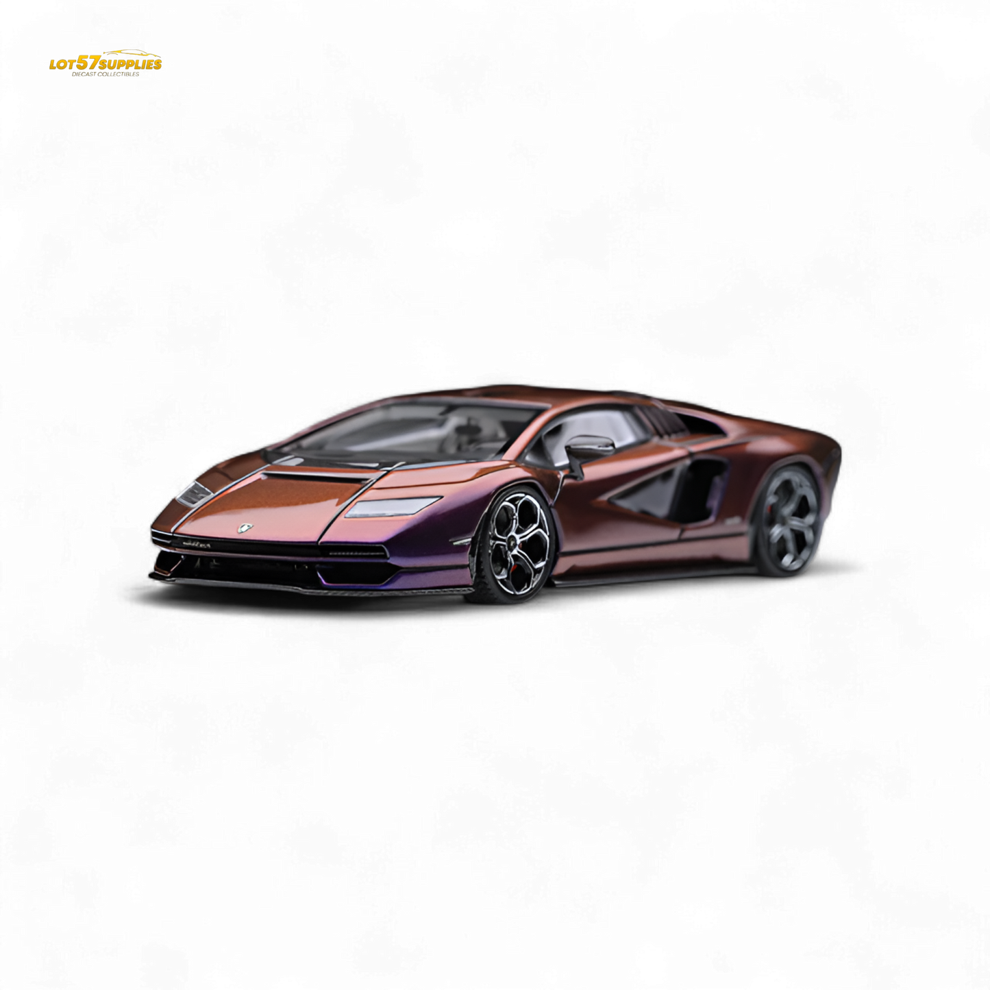 Fuelme Model NEO COUNTACH LPI 800-4 BLU HAL CHAMELEON 1:64 Resin