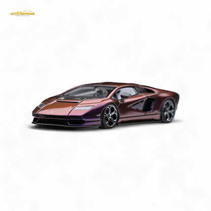 Fuelme Model NEO COUNTACH LPI 800-4 BLU HAL CHAMELEON 1:64 Resin