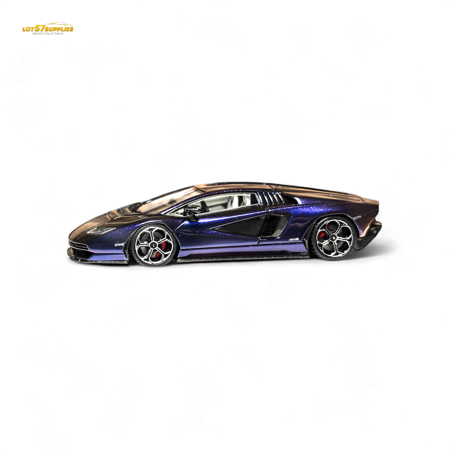 Fuelme Model NEO COUNTACH LPI 800-4 BLU HAL CHAMELEON 1:64 Resin