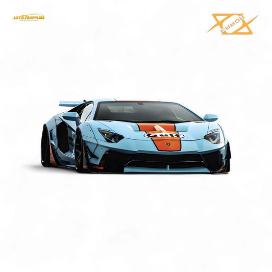 (Pre-Order) 404error LBWK Aventador 2.0 - Gulf 1:64