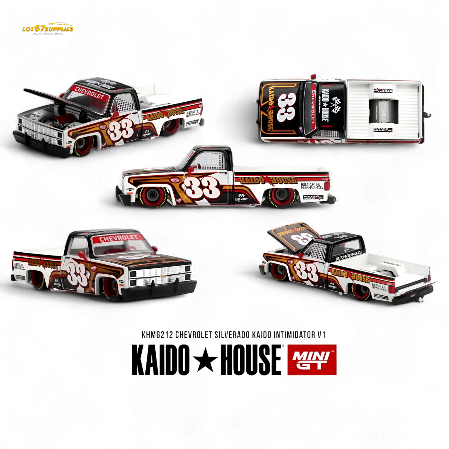 (Pre-Order) Kaido House Chevrolet Silverado - Intimidator V1 1:64