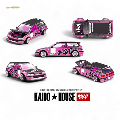 (Pre-Order) Kaido House Honda Civic (EF) Kaido Loop Spec V1 - 1:64