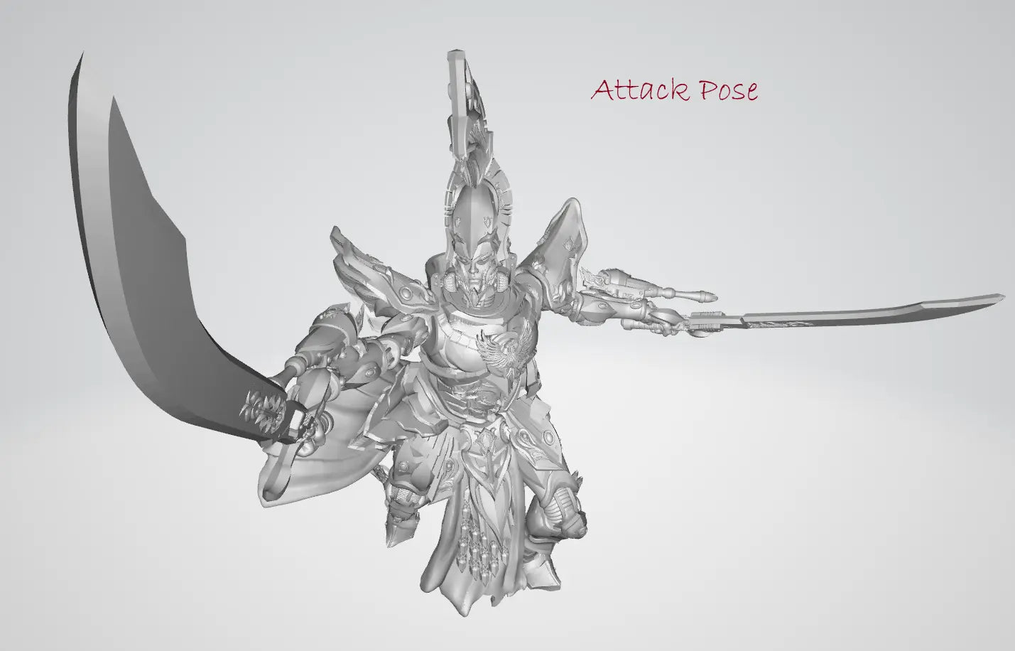 The First Phoenix by 3DArtGuy 32mm scale, 50mm or 100mm, Miniature War Gaming Figure, Grim Dark, Proxy, Space Elf