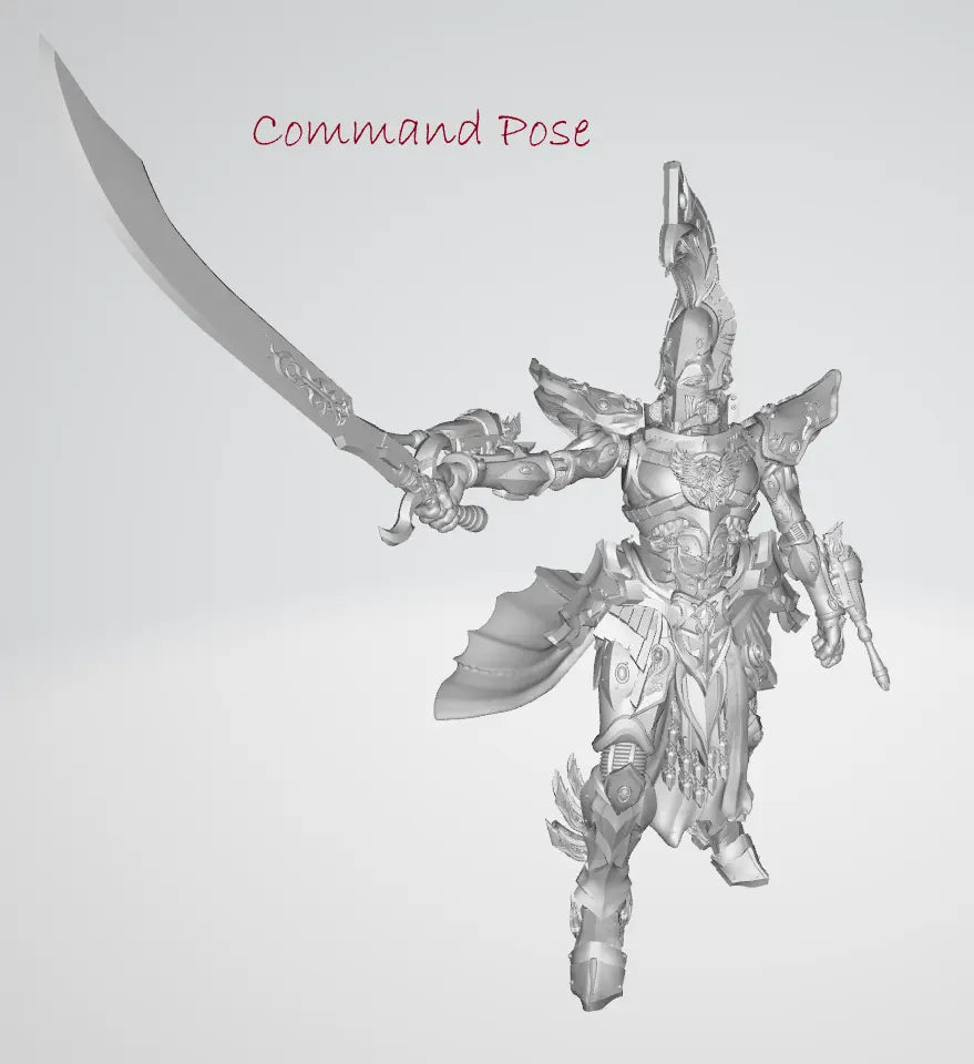 The First Phoenix by 3DArtGuy 32mm scale, 50mm or 100mm, Miniature War Gaming Figure, Grim Dark, Proxy, Space Elf