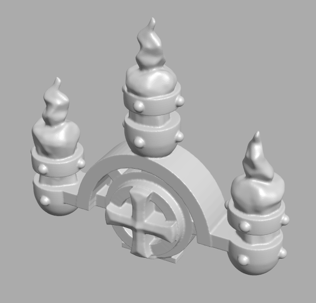 Pactum Aeternum Crusader Decor Set by DakkaDakkaStore – Resin Printed Grimdark Bits (28/32mm Scale)
