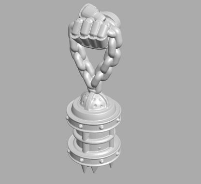 Pactum Aeternum Crusader Decor Set by DakkaDakkaStore – Resin Printed Grimdark Bits (28/32mm Scale)