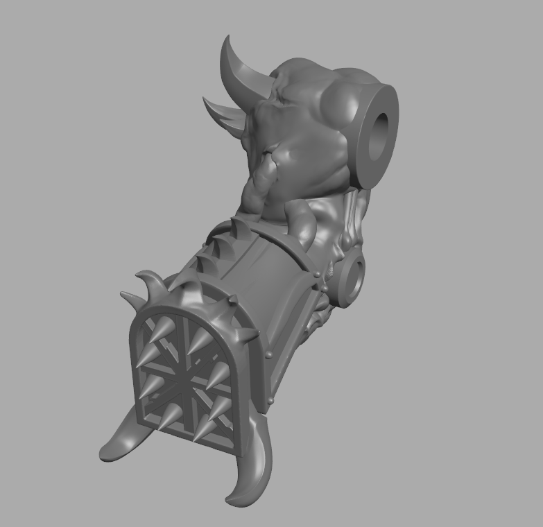 Chaos Wrath Juggernaut Multipart Set by WildMesh – Resin Printed Grimdark Sci-Fi Mini (28/32mm)