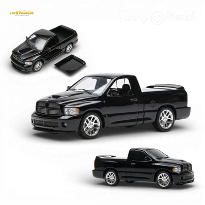 (Pre-Order) Funny Model 2004 Dodge RAM SRT-10 - Black Crystal Pearlcoat 1:64