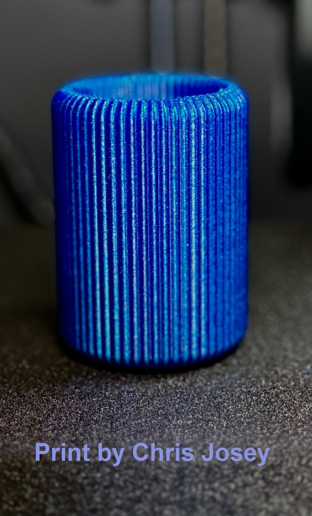Deepwater Blue by 3DPrint Bunny: Recycled PET-G with ✨️SPARKLES✨️