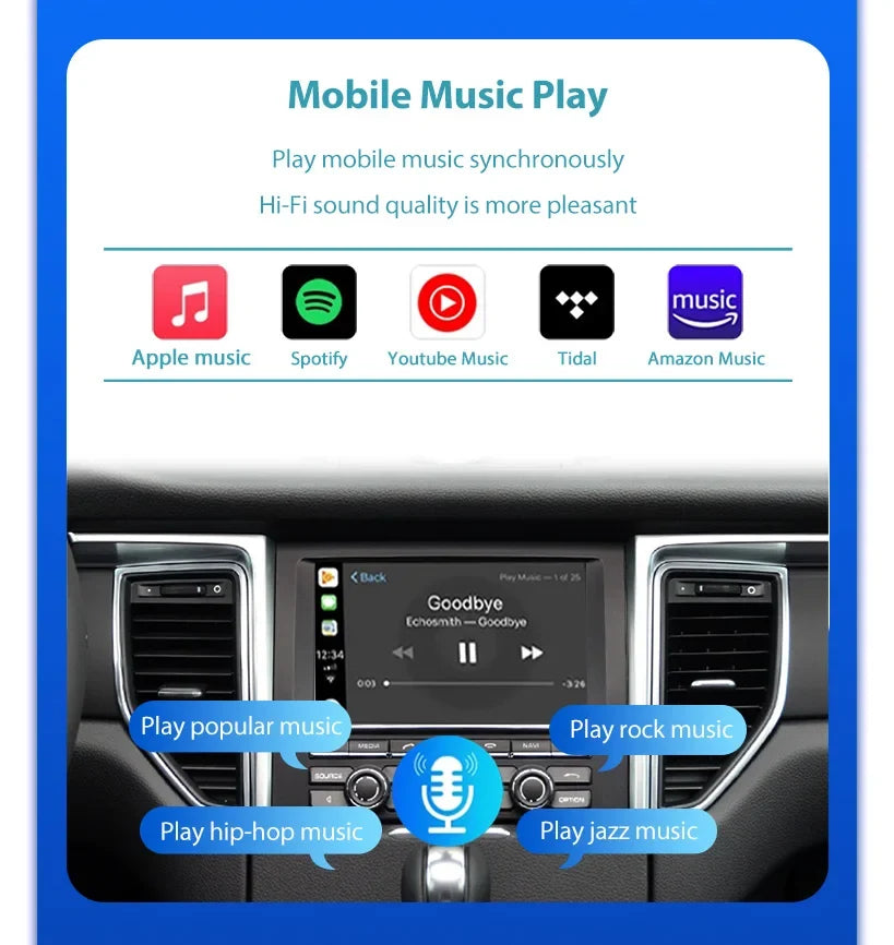 Wireless CarPlay6.5" 8.8 '10.25" For Ferrari F12 F458 812 F488 F8 Potorfino Android mirror link AirPlay CarPlay function