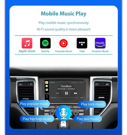 Wireless CarPlay6.5" 8.8 '10.25" For Ferrari F12 F458 812 F488 F8 Potorfino Android mirror link AirPlay CarPlay function