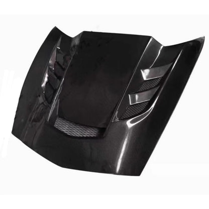 Body Kit Carbon Fiber Engine Hood Engine Cover Assembly For Chevrolet Corvette C7 Modified New Style Auto Accessories
