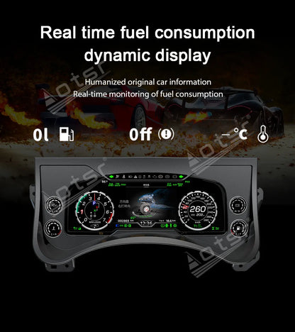 12.3 inch New Upgraded For Hummer H2 2003-2009 Speedometer Car LCD Instrument Panel Digital Cluster Virtual Cockpit