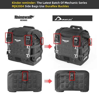 Rhinowalk Motorcycle Side Bag 35L Waterproof Quick Release Saddle Bag For BMW R1300GS R1250GS R1200GS S1000XR Motorbike Luggage