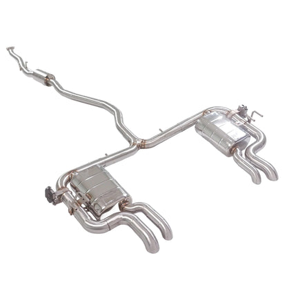 GFC Catback Exhaust Muffler for 2018 10th Gen Honda Civic FC1 1.5T, Car Electric Valve Exhaust System Made of Stainless Steel