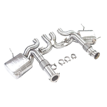 GFC catback exhaust muffler for Chevrolet Corvette C8 Z06 5.5L, Car electric valve exhaust system made of 304 stainless steel