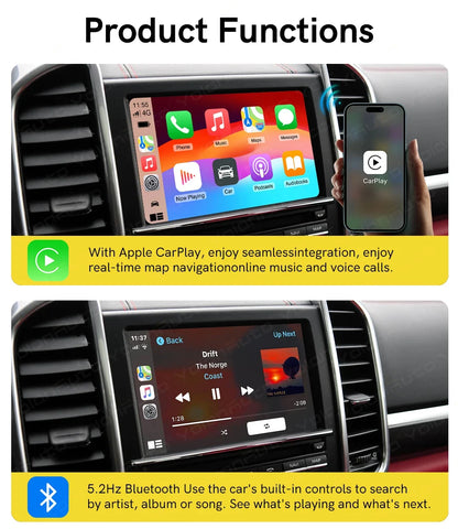 Wireless Carplay Module Wired Android Auto Retrofit kit Decoder for Porsche PCM 3.0/3.1/4.0 For Panamera Cayenne Cayman Macan