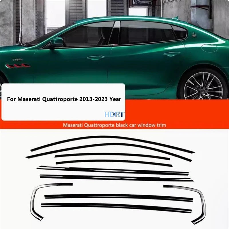 Car Styling Accessories For Maserati Levante M161 Ghibli M157 Quattroporte M156 2013-2023 Window Molding Glass Side Trim Strip