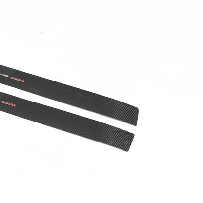 For Maserati GranTurismo GT GTS GC MC carbon fiber welcome pedal decorative strip and threshold strip replacement style 2007-20