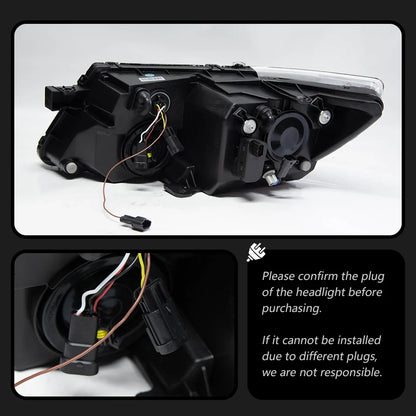 AKD Car Styling for Dodge JCUV Journey 2009-2016 LED Headlight Fiat Freemont LED DRL Hid Angel Eye Bi Xenon Beam Accessories