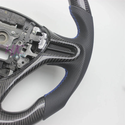 For Honda Civic 2006-2011 8TH GEN 8 Real Carbon Fiber Leather Steering Wheel