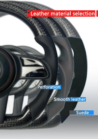 Carbon Fiber Custom Smart LED RPM Racing Steering Wheel for Dodge/Challenger Hellcat Charger Challenger