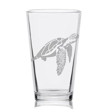MARINE & OCEAN Pint Glasses by LumEngrave