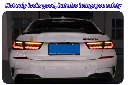 Car Taillights For BMW 3 Series G20 G28 320i 325i 330i 2020-2024 Upgrade LED Dynamic Dragon Taillight Accessories Assembly