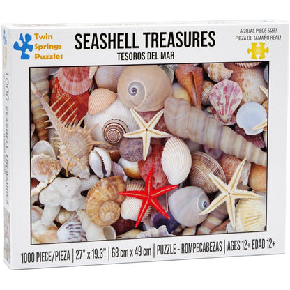 Seashell Treasures 1000 Piece Jigsaw Puzzle Twin Spring