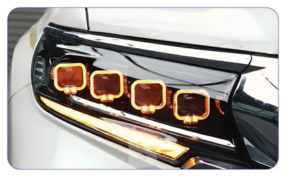 Auto Headlight For Toyota Prado 2018-2023 LED Car Front lamps Assembly Upgrade Bugatti Design Four Projector Lens Accessories
