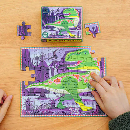 Set of 4 Dinosaur 36 Piece Mini Jigsaw Puzzles eeBoo