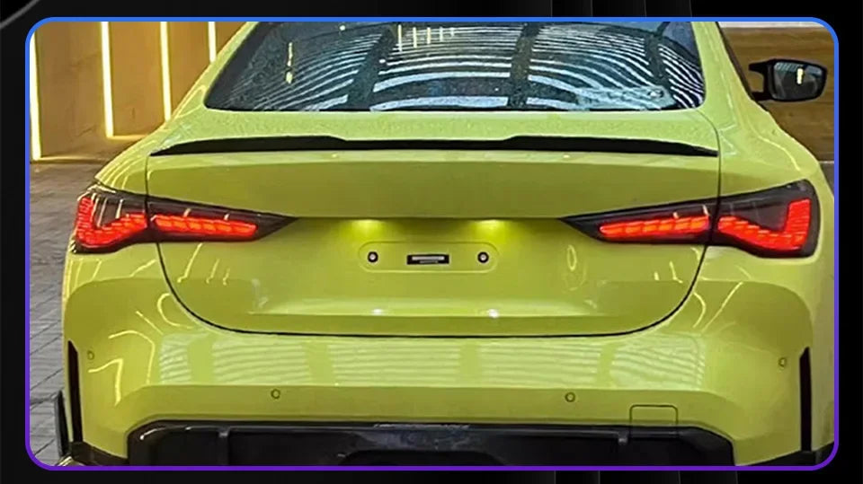Car Taillights for Bmw 4 Series 2020-2023 Led Auto Back Lamps Assembly Upgrade Dragon Design Style Turn Signal Accessories