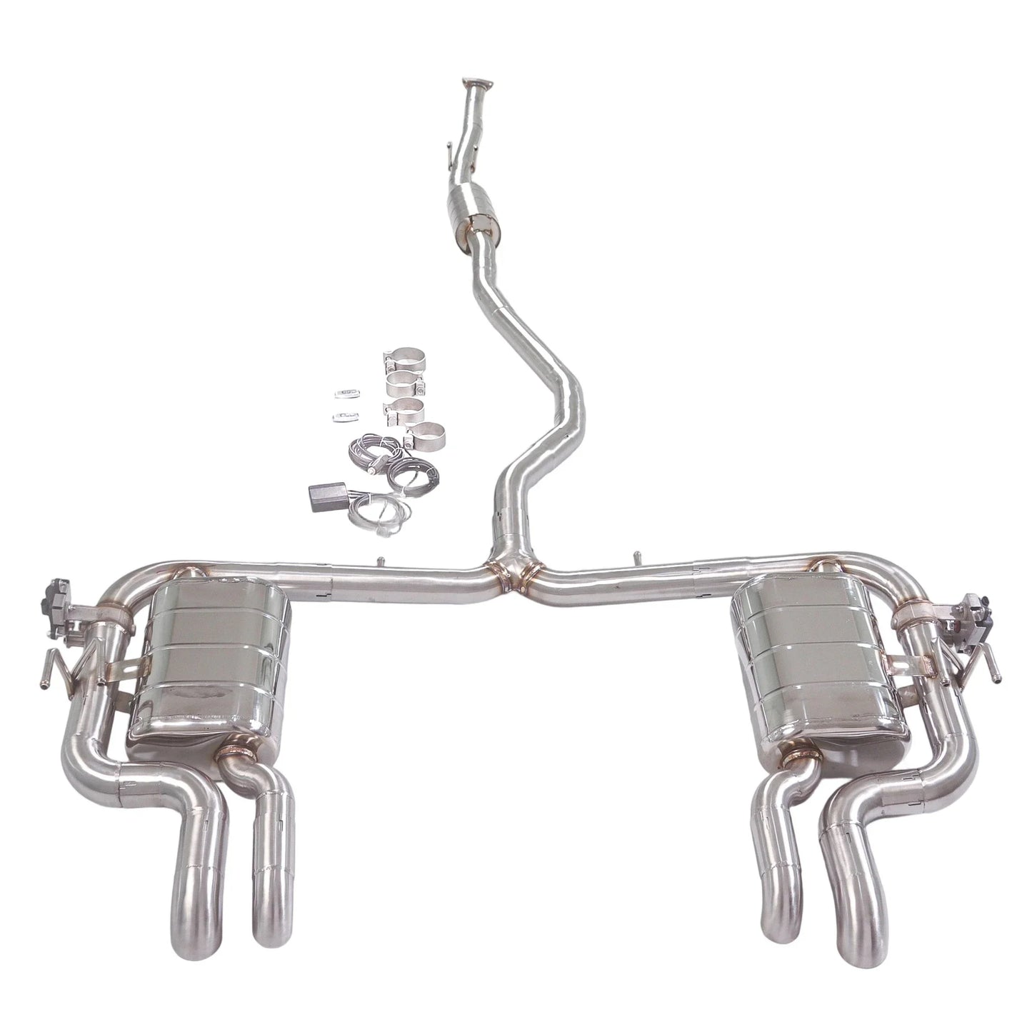 GFC Catback Exhaust Muffler for 2018 10th Gen Honda Civic FC1 1.5T, Car Electric Valve Exhaust System Made of Stainless Steel