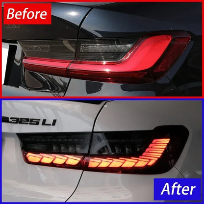 Car Taillights For BMW 3 Series G20 G28 320i 325i 330i 2020-2024 Upgrade LED Dynamic Dragon Taillight Accessories Assembly