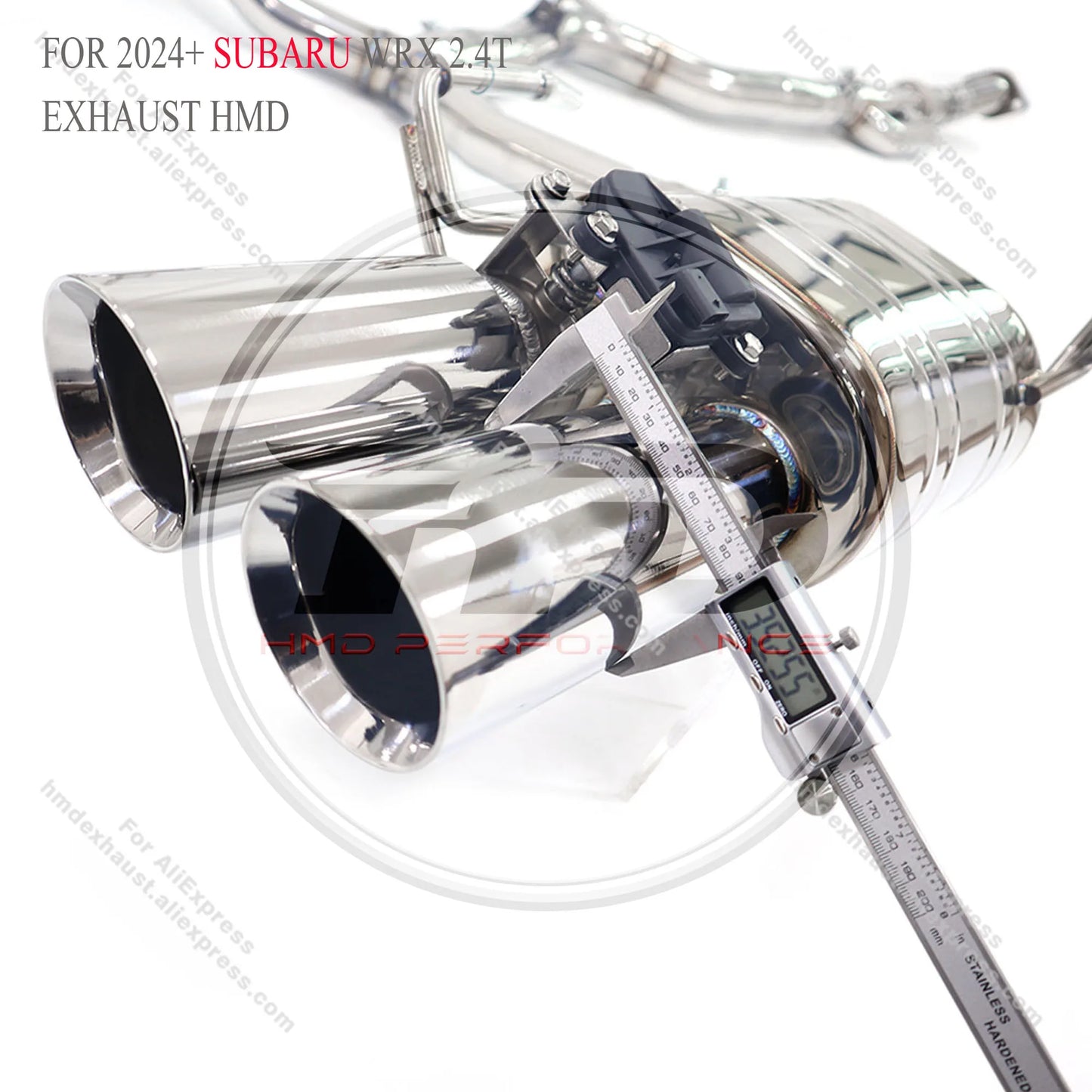HMD Exhaust Muffler Valve Pipes Auto Performance Parts for 2024+ Subaru WRX 2.4T Valves Exhaust